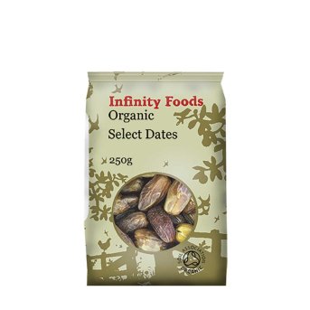 Organic Dates Select - Pitted Infinity Foods 6x250g Organic Dates Select - Pitted Infinity Foods 6x250g