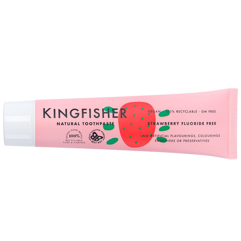 Children's Strawberry Toothpaste - Fluoride Free Kingfisher Children's Strawberry Toothpaste - Fluoride Free Kingfisher