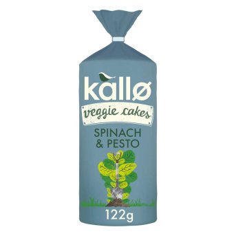 Lentil & Pea Veggie Cakes - Spinach & Pesto Kallo 122g Lentil & Pea Veggie Cakes - Spinach & Pesto Kallo 122g