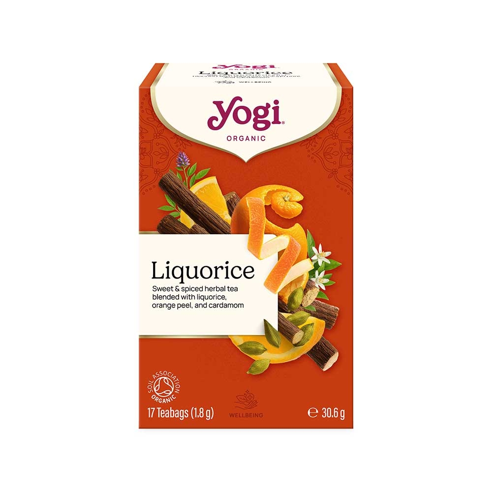 Organic Licorice Tea Yogi 6x17bags
