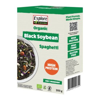 Organic Black Soybean Spaghetti Explore Cuisine 6x200g