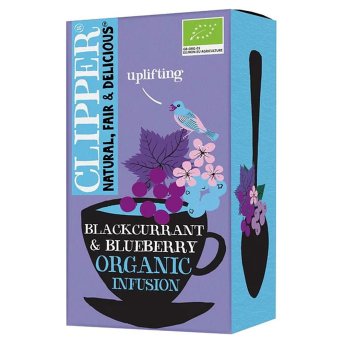 Organic Blackcurrant & Blueberry Infusion Clipper 4x20bags
