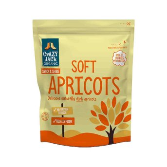 Organic Apricots - Ready-to-Eat Crazy Jack 200g