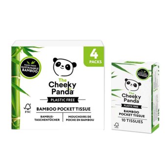 Pocket Tissues - 14 pack - size change Cheeky Panda 14x10pac