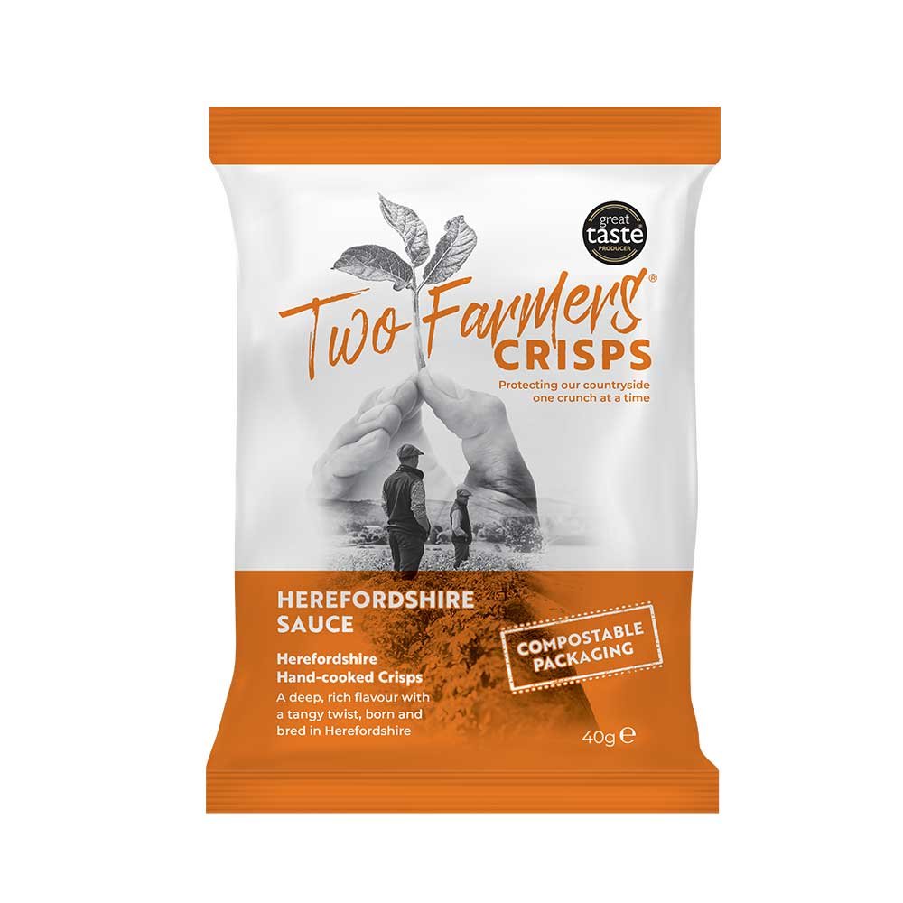 Herefordshire Sauce Crisps Two Farmers 24x40g