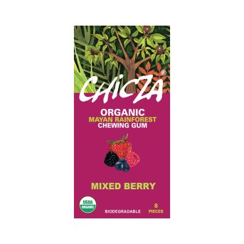 Organic Mixed Berry Chewing Gum Chicza 30g