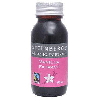 Organic Vanilla Extract - Fair Trade Steenbergs 60ml Organic Vanilla Extract - Fair Trade Steenbergs 60ml