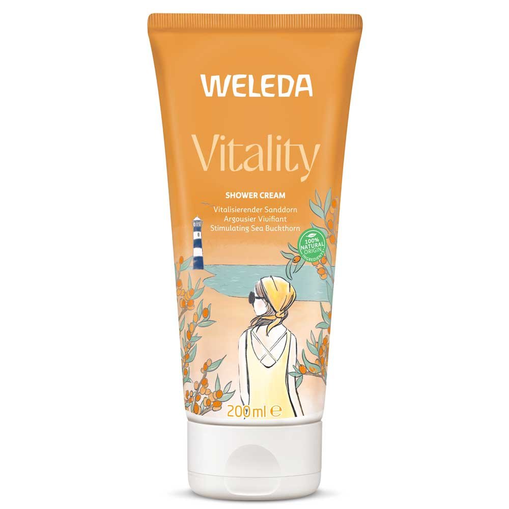 Organic Vitality Shower Cream Sea Buckthorn Weleda 200ml