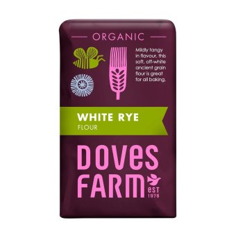 Organic White Rye Flour Doves Farm 5x1kg Organic White Rye Flour Doves Farm 5x1kg