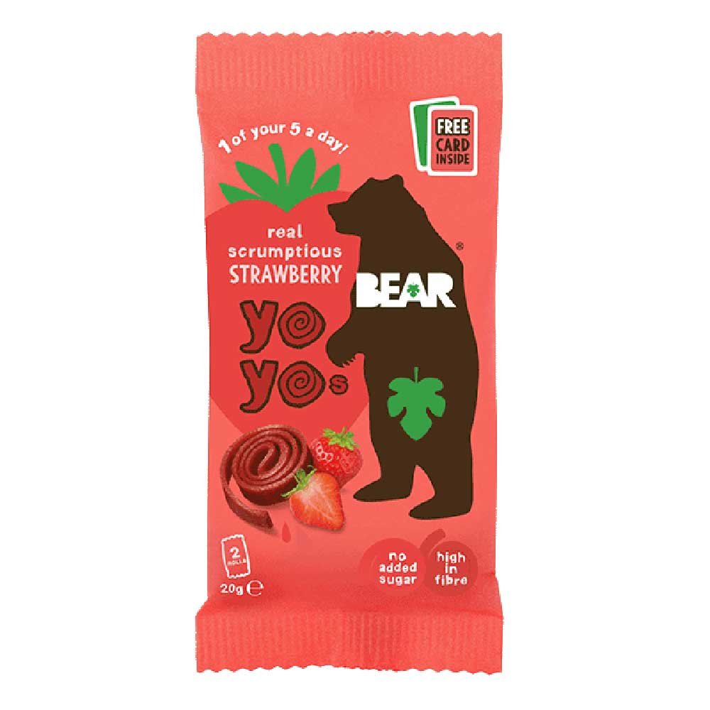 Strawberry Yoyo Fruit Rolls Bear 20g