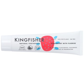 Children's Strawberry Toothpaste with Fluoride Kingfisher 10 Children's Strawberry Toothpaste with Fluoride Kingfisher 10