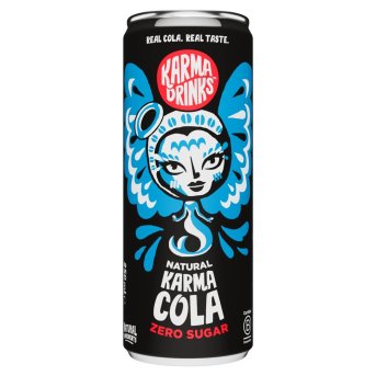 Sugar-free Karma Cola - can Karma Drinks 24x250ml Sugar-free Karma Cola - can Karma Drinks 24x250ml