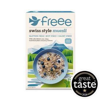Swiss Style Muesli Freee from Doves Farm 5x450g Swiss Style Muesli Freee from Doves Farm 5x450g