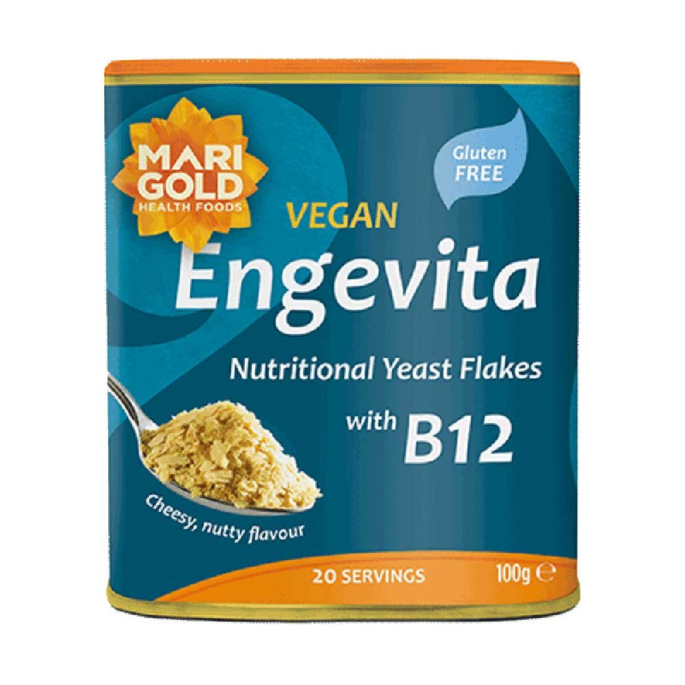 Engevita Yeast Flakes with B12 - 100g Marigold 100g Engevita Yeast Flakes with B12 - 100g Marigold 100g
