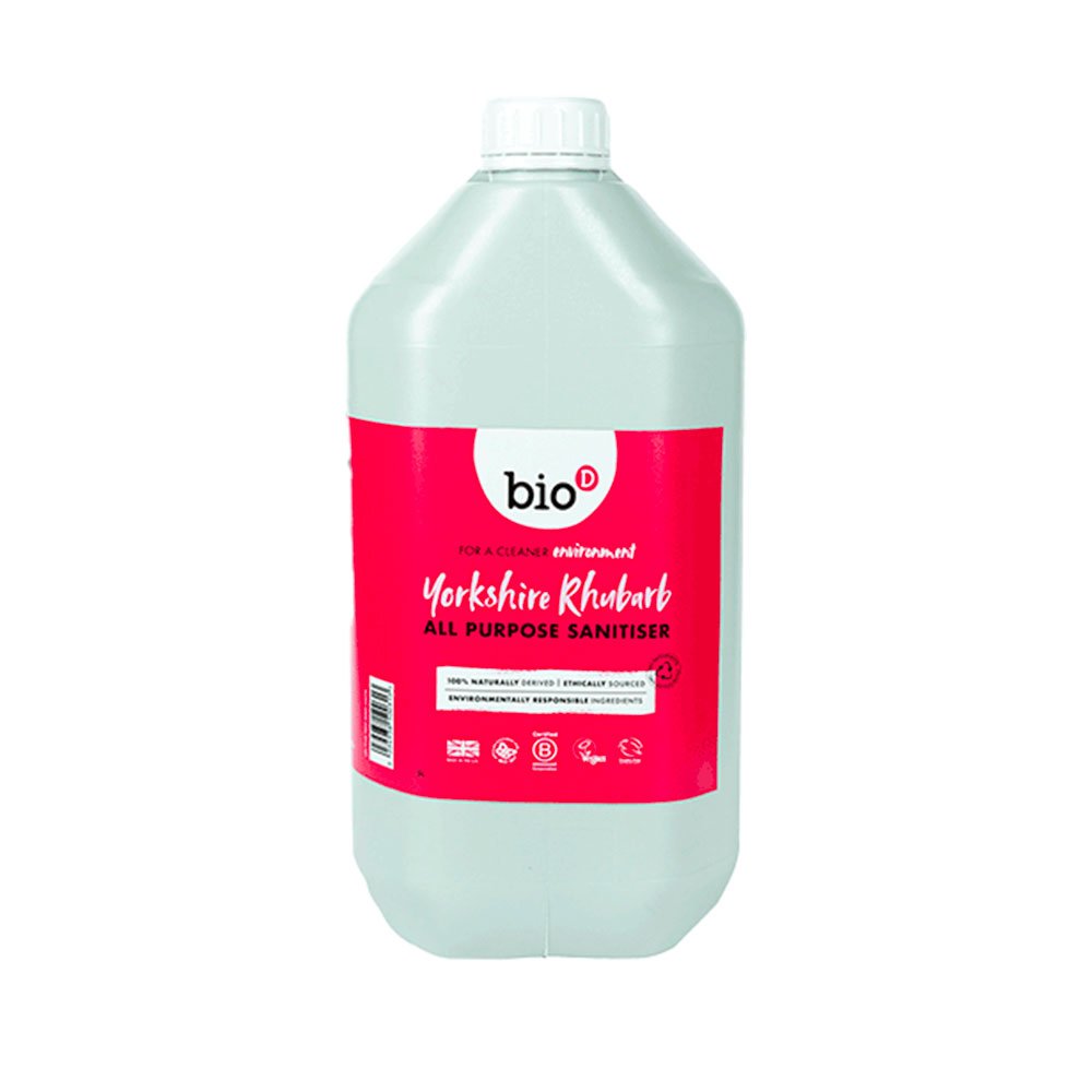 All Purpose Sanitiser - Rhubarb Bio-D 5l All Purpose Sanitiser - Rhubarb Bio-D 5l