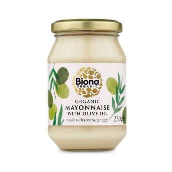 Organic Mayonnaise 40% Olive Oil - jar Biona 230g Organic Mayonnaise 40% Olive Oil - jar Biona 230g