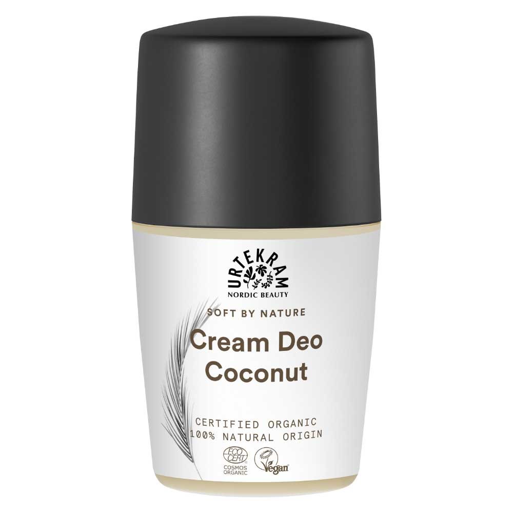 Organic Cream Deodorant - Coconut - roll-on Urtekram 50ml
