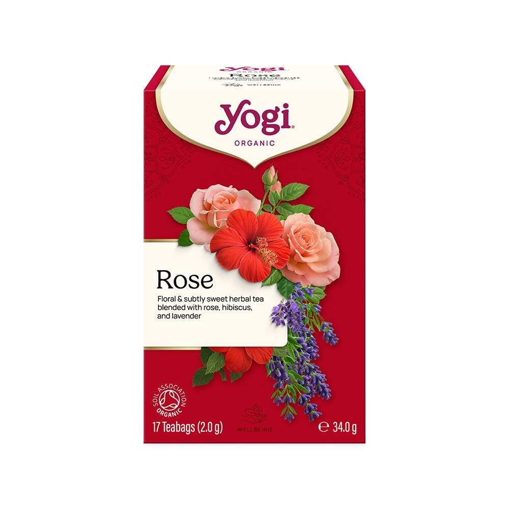 Organic Rose Tea Yogi 6x17bags