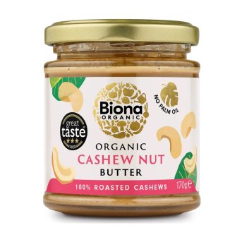 Organic Cashew Butter Biona 6x170g Organic Cashew Butter Biona 6x170g