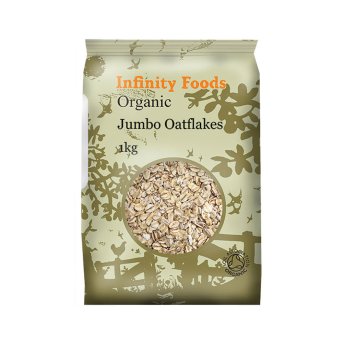 Organic Jumbo Oatflakes Infinity Foods 500g
