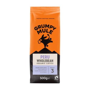 Organic Beans - Peru Chiclayo - 3 - Bird Friendly Grumpy Mule 6x200g