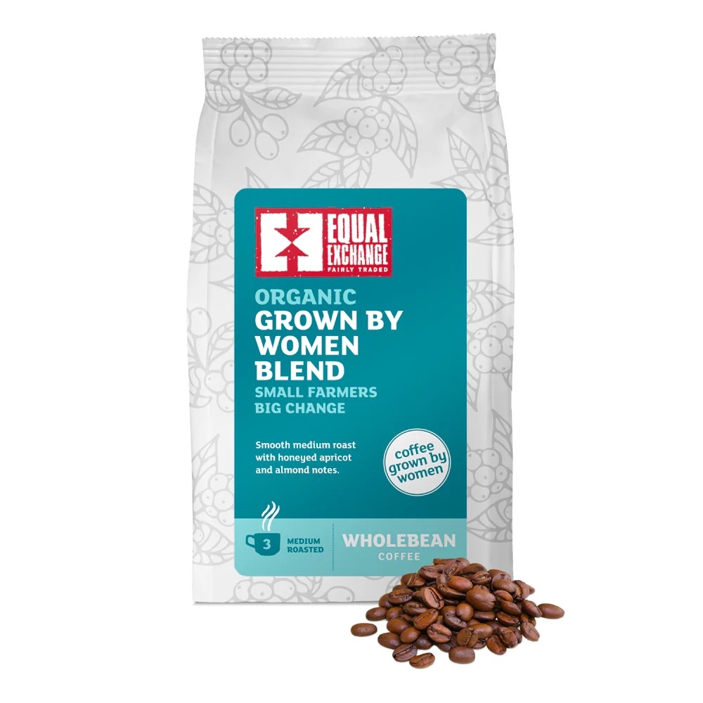 Organic Coffee Beans - women grown - 3 Equal Exchange 8x200g