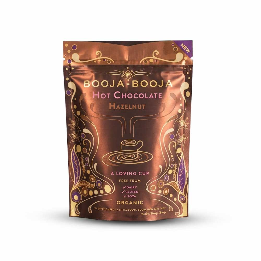 Organic Hazelnut Hot Chocolate - pouch Booja Booja 6x200g Organic Hazelnut Hot Chocolate - pouch Booja Booja 6x200g