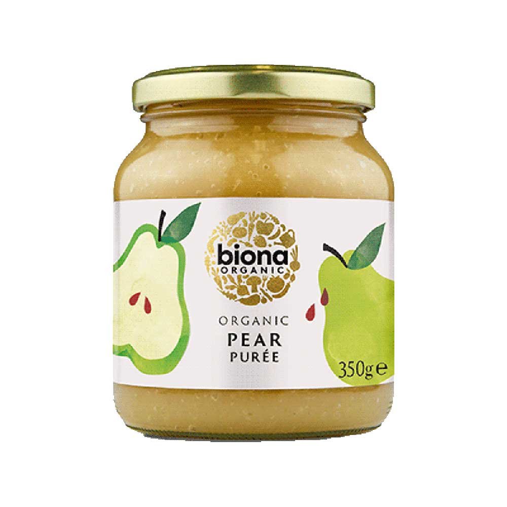 Organic Pear Purée - jar Biona 360g Organic Pear Purée - jar Biona 360g