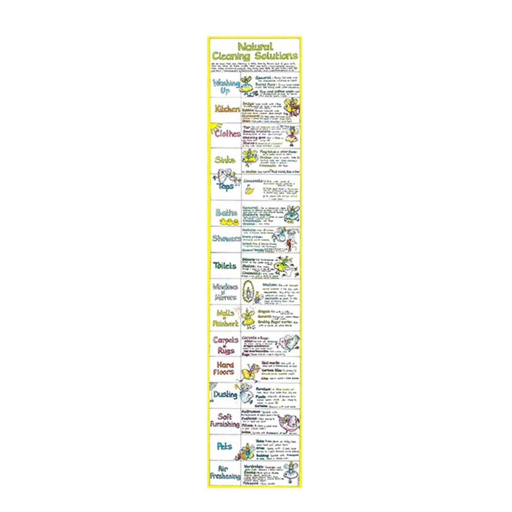 Natural Cleaning Solutions Chart Liz Cook Charts 1 Natural Cleaning Solutions Chart Liz Cook Charts 1