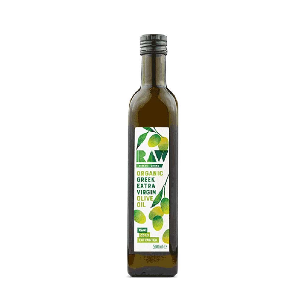 Organic Raw Greek Extra Virgin Olive Oil Raw Health 500ml