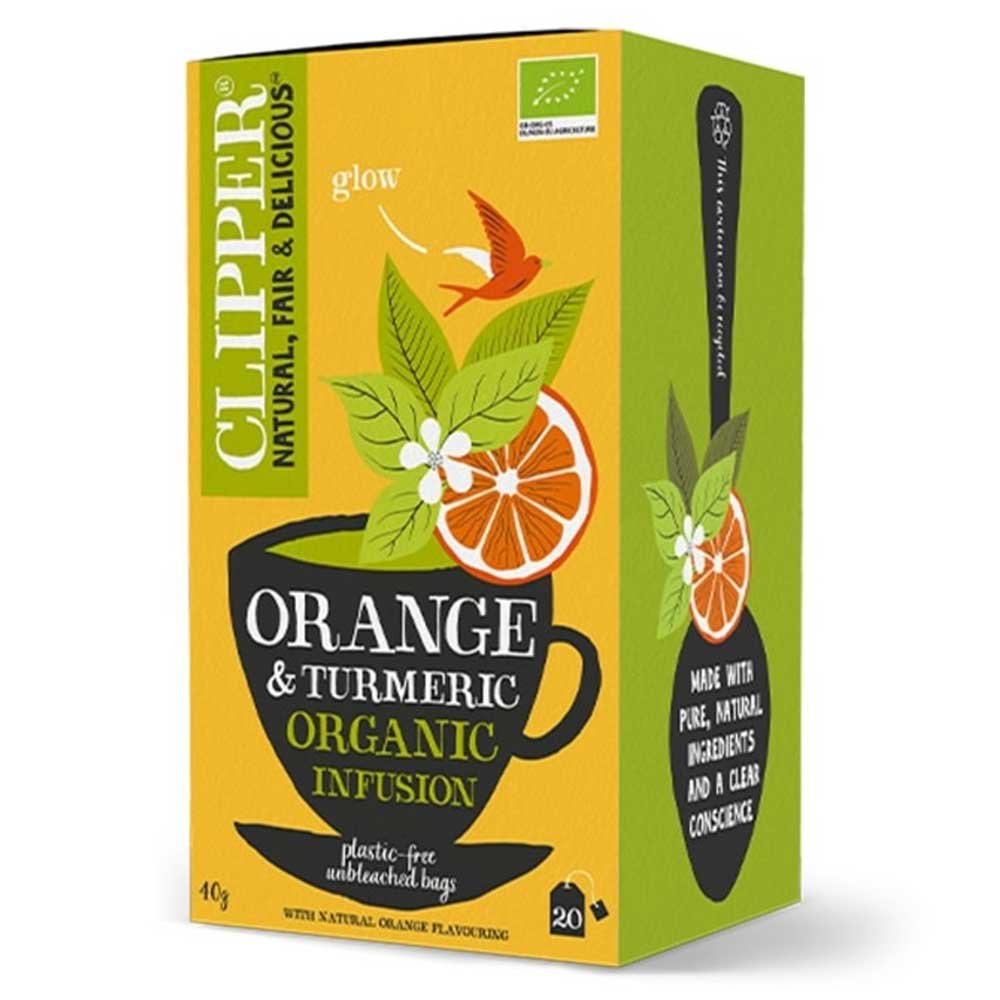 Organic Orange & Turmeric Infusion Clipper 20bgs