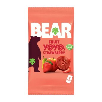 Strawberry Yoyo Fruit Rolls Bear 18x20g Strawberry Yoyo Fruit Rolls Bear 18x20g