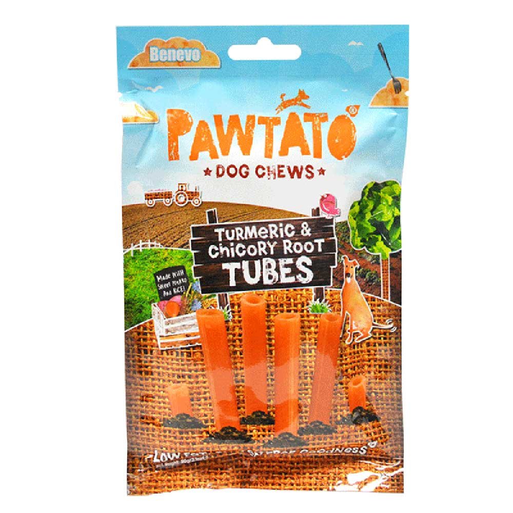 Pawtato Tubes - Turmeric and Chicory Root Benevo 90g
