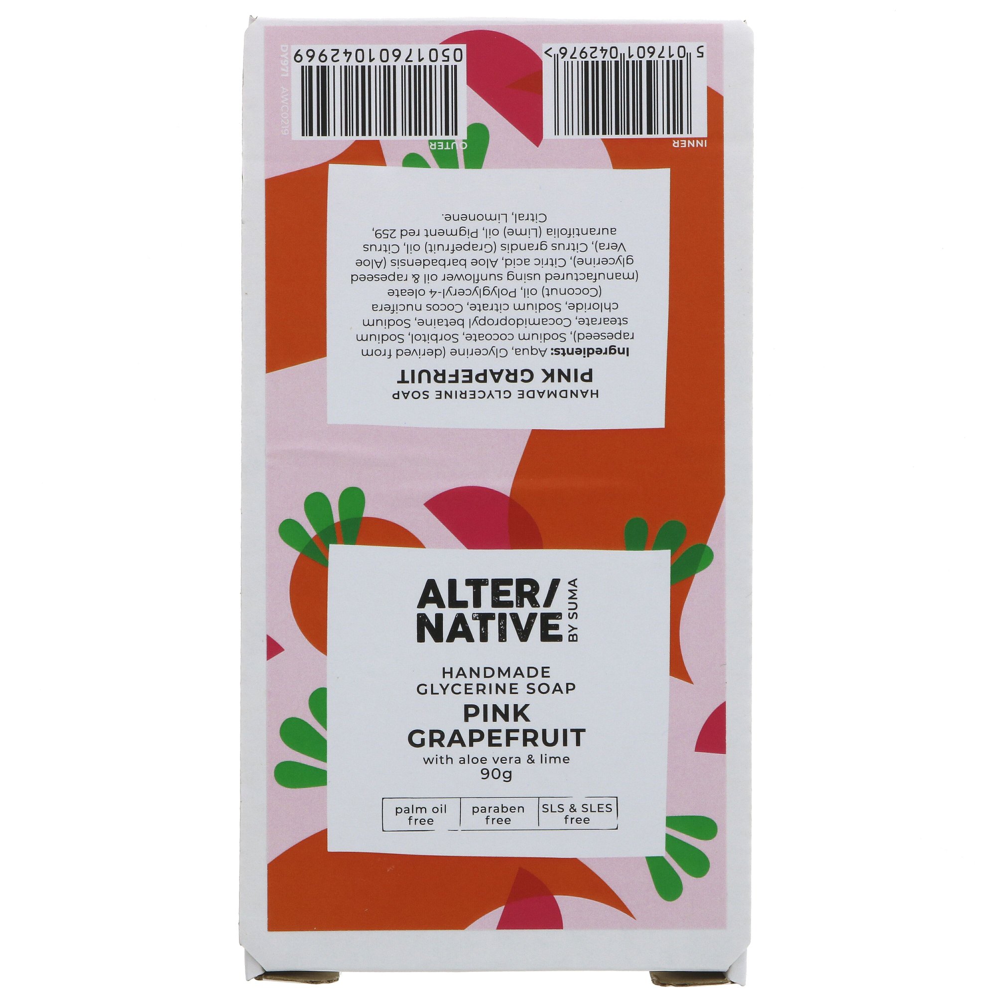 Pink Grapefruit & Aloe Glycerine Soap Alter-Native by Suma 9