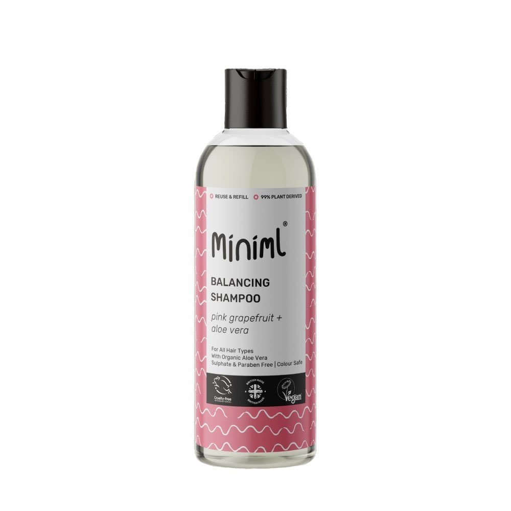 Balancing Shampoo - Pink Grapefruit & Aloe Vera Miniml 6x400ml