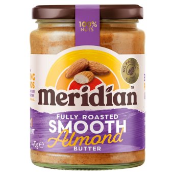 Smooth Almond Butter 100% Meridian 6x470g Smooth Almond Butter 100% Meridian 6x470g