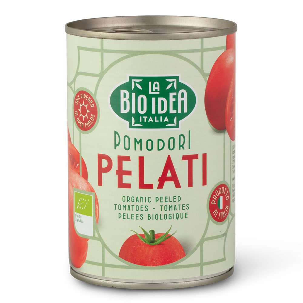 Organic Tomatoes - peeled in tins La Bio-Idea 400g