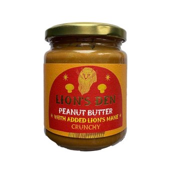 Peanut Butter Crunchy + Lion's Mane Lion's Den 6x250g Peanut Butter Crunchy + Lion's Mane Lion's Den 6x250g