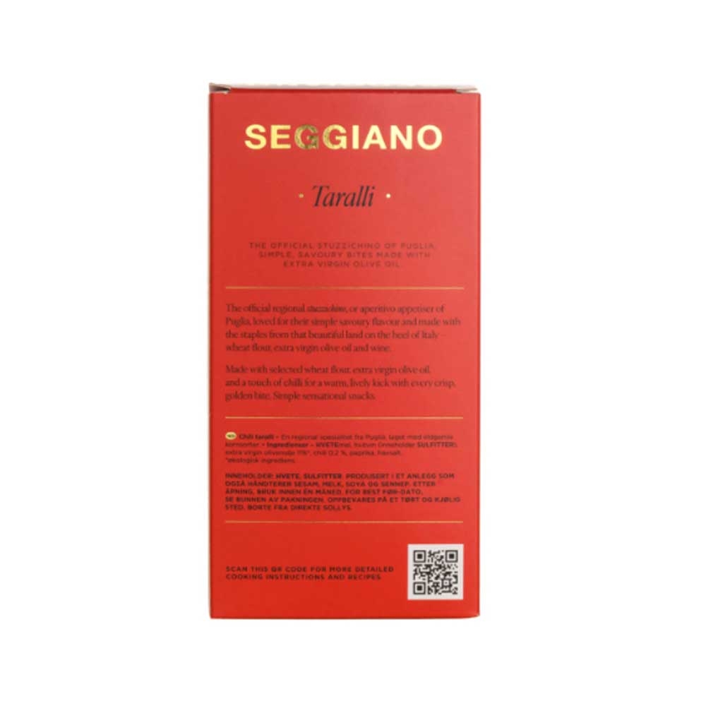 Organic Chilli Taralli Seggiano 6x150g Organic Chilli Taralli Seggiano 6x150g