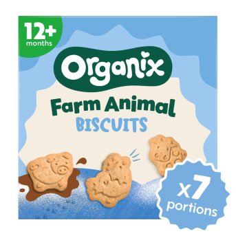 Organic Farm Animal Biscuits Organix 5x100g Organic Farm Animal Biscuits Organix 5x100g