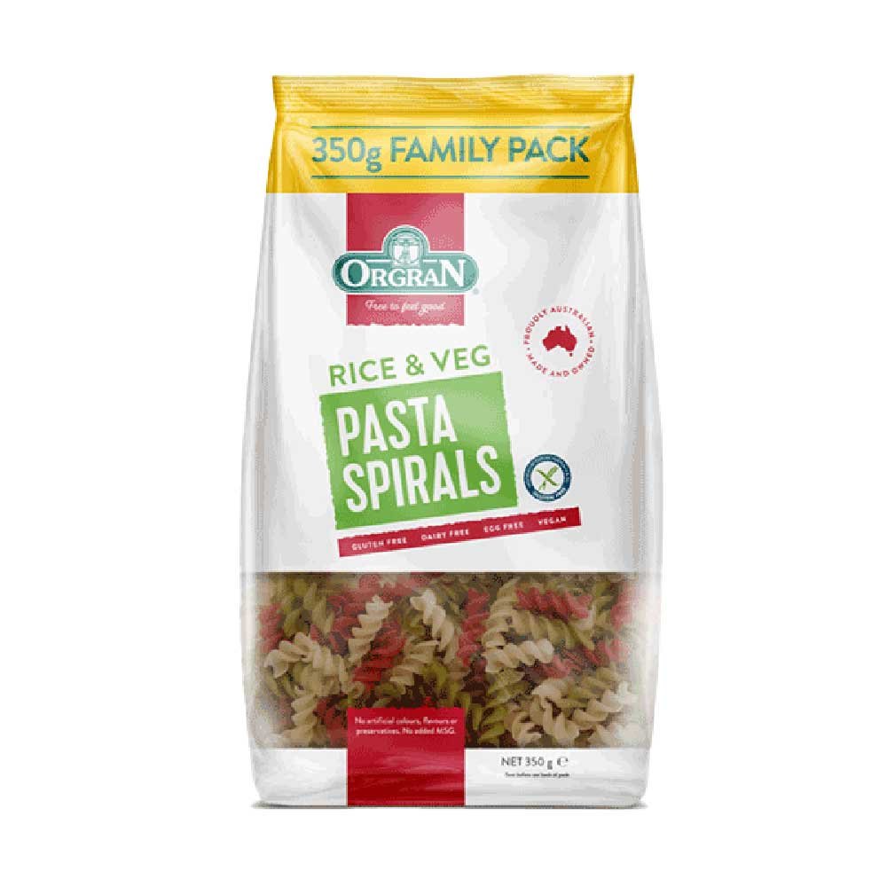 Rice & Veg Spirals Orgran 350g Rice & Veg Spirals Orgran 350g