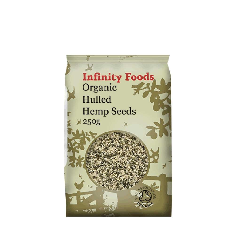Organic Hulled Hemp Seeds Infinity Foods 250g Organic Hulled Hemp Seeds Infinity Foods 250g