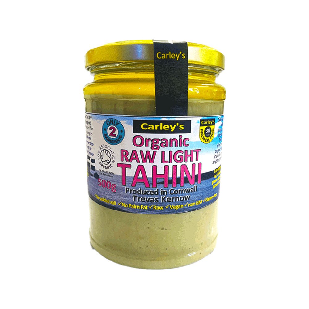 Organic Raw Light Tahini Carley's 500g