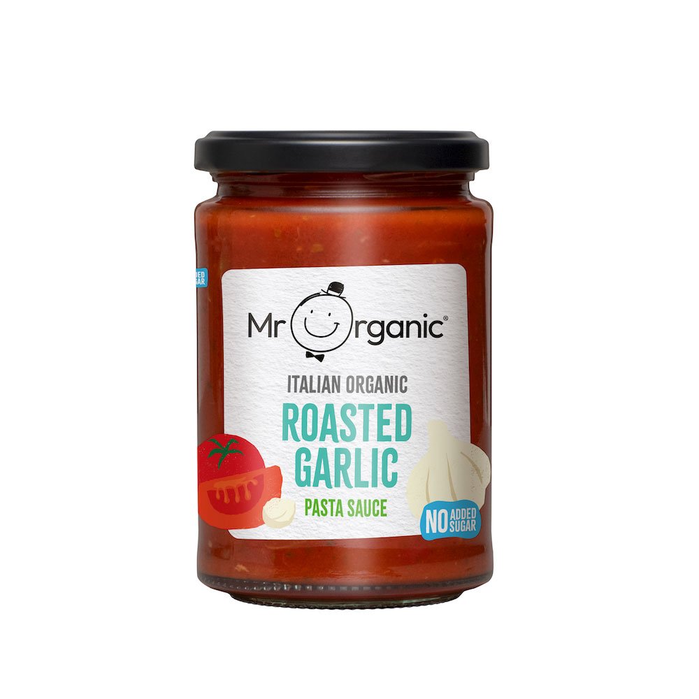 Organic Roast Garlic Pasta Sauce - no added sugar Mr Organic