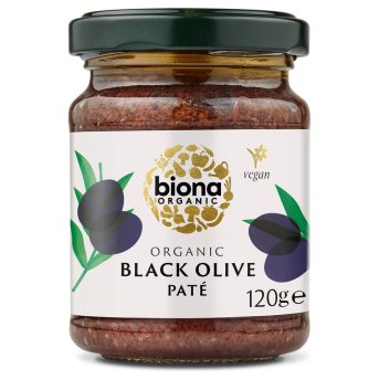Organic Black Olive Pâté Biona 6x120g Organic Black Olive Pâté Biona 6x120g