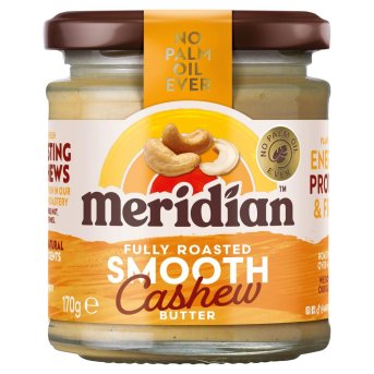 Smooth Cashew Butter Meridian 6x170g Smooth Cashew Butter Meridian 6x170g