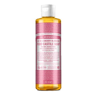 Organic Cherry Blossom Liquid Soap (1/4 case) Dr. Bronner 24