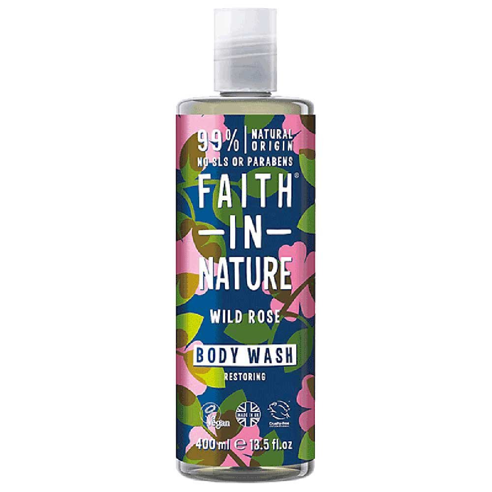 Wild Rose Body Wash Faith in Nature 400ml