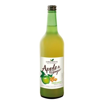 Organic Apple & Crushed Ginger Juice James White 750ml Organic Apple & Crushed Ginger Juice James White 750ml