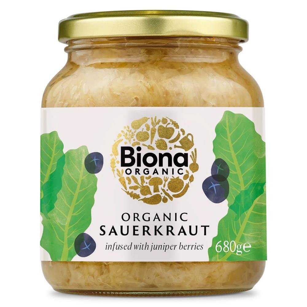 Organic Sauerkraut - large Biona 6x680g Organic Sauerkraut - large Biona 6x680g